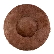 40-90cm 6 Sizes Round Pet Bed for Large Dog Bed Super Soft Cat Bed Plush Dog House for Medium Dog House Winter Warm Sleeping