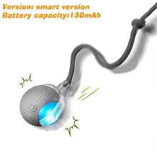 New Dog Interactive Ball Toy,Automatic Rolling Dog Ball Rechargeable,Smart Puppy Interactive Toy,Intelligent Balls Toy for Dogs