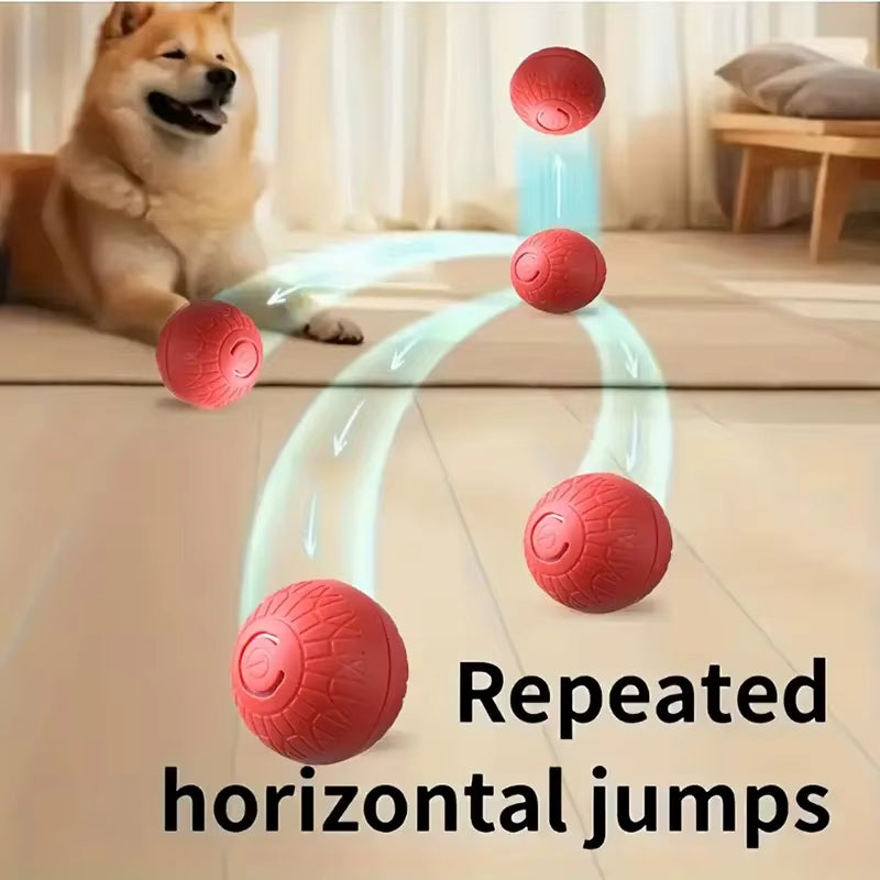 Smart Automatic Rolling Dog Ball – USB Rechargeable Interactive Toy