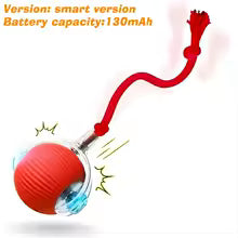 New Dog Interactive Ball Toy,Automatic Rolling Dog Ball Rechargeable,Smart Puppy Interactive Toy,Intelligent Balls Toy for Dogs