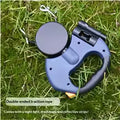 Dual-End Retractable Dog Leash-Expandable 2-Dog Leash 3M for Walking & Gardening, Hands-Free Tether (CE Certified)